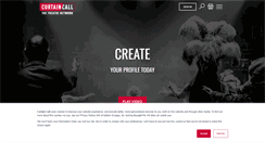 Desktop Screenshot of curtaincallonline.com